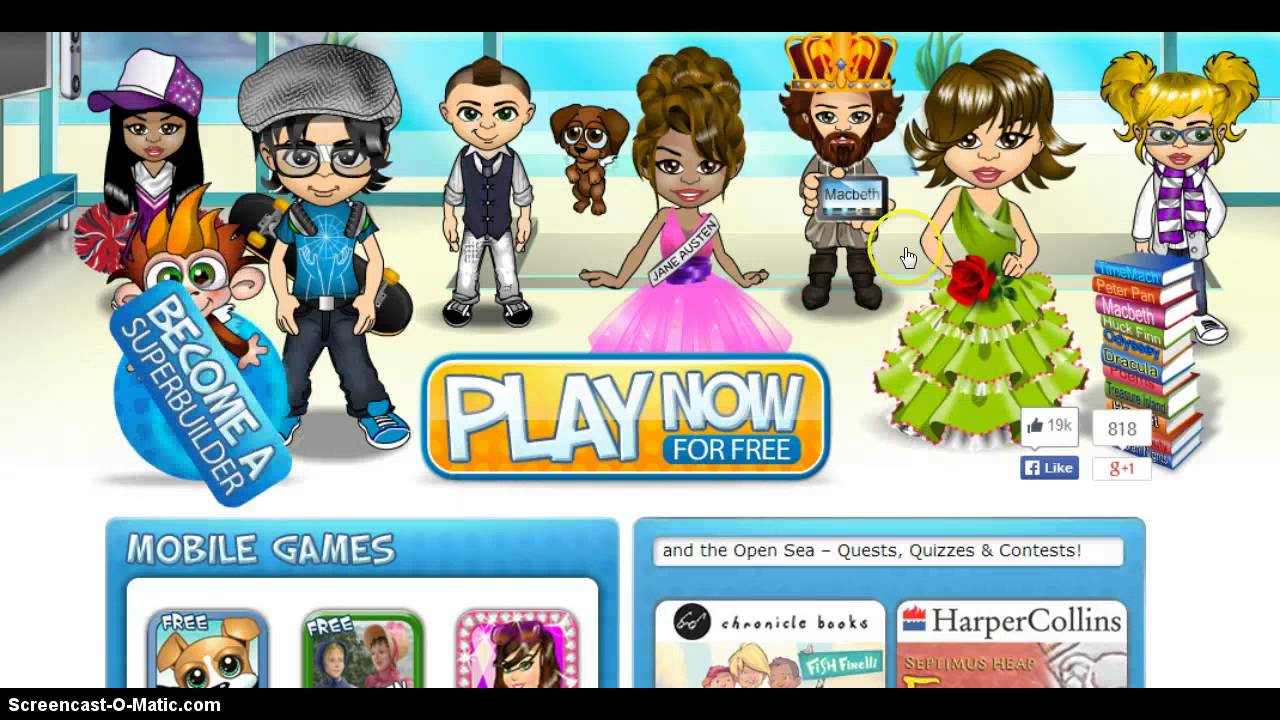 avatar games online